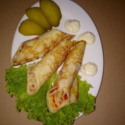 Млинець з ікрою